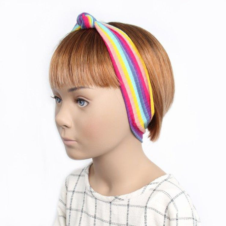 Picture of 7867 / 8672 CHILDRENS RAINBOW STRIPED BANDEAU